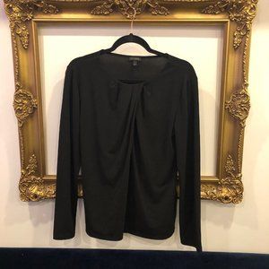 Black Polyester Blouse